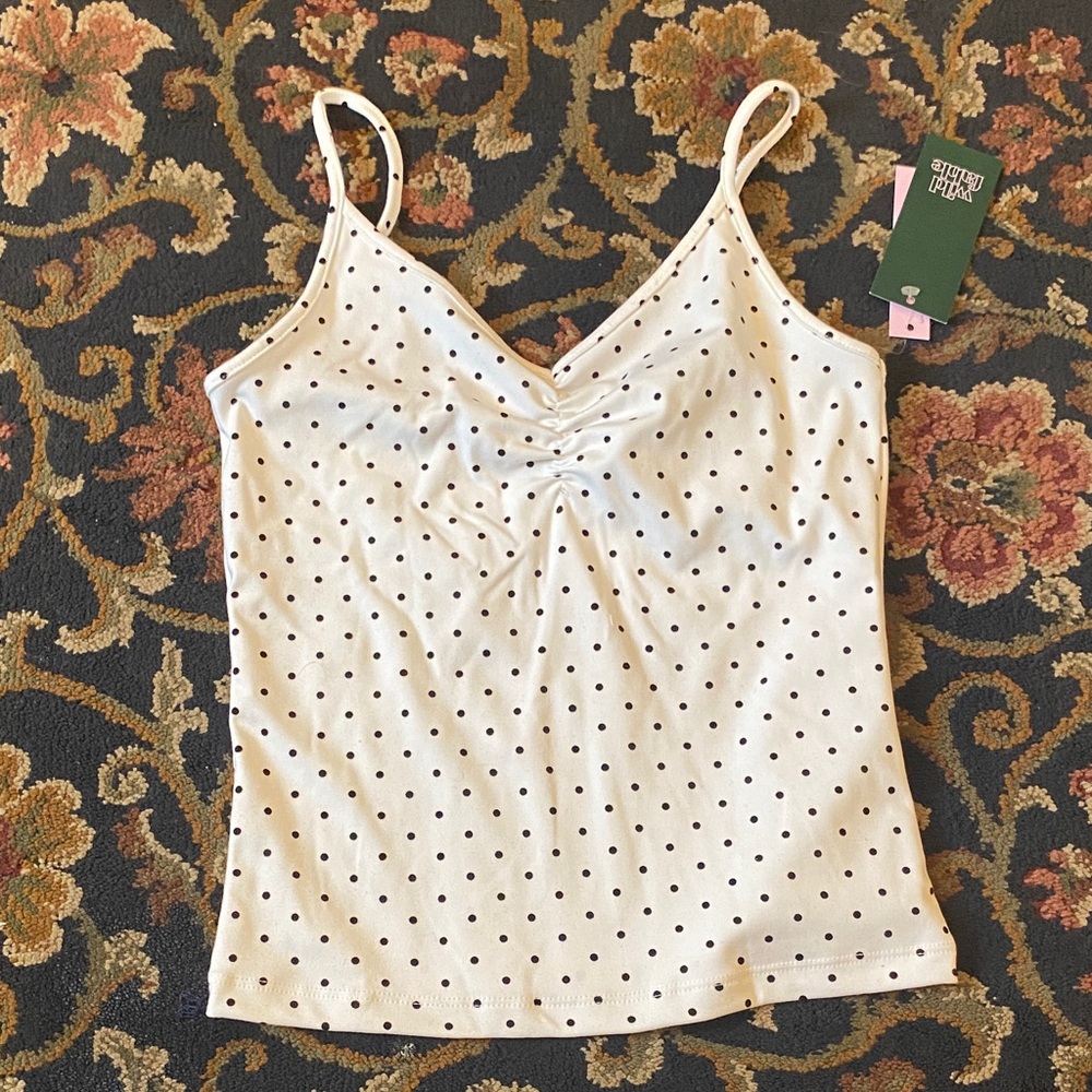 Wild Fable Cream Polka Dot Camisole